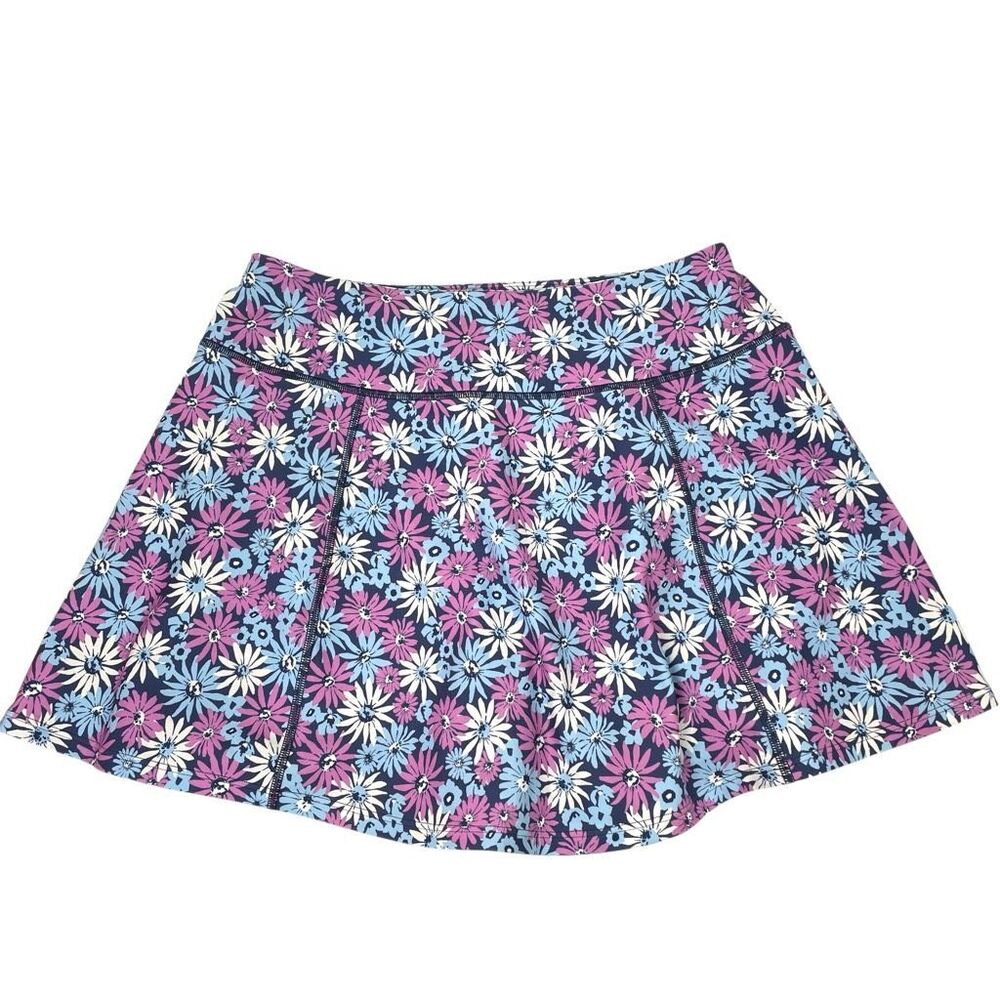 L*Space Bag & Bogey floral daisy Skort Skirt Size L pickle ball‎ golf tennis